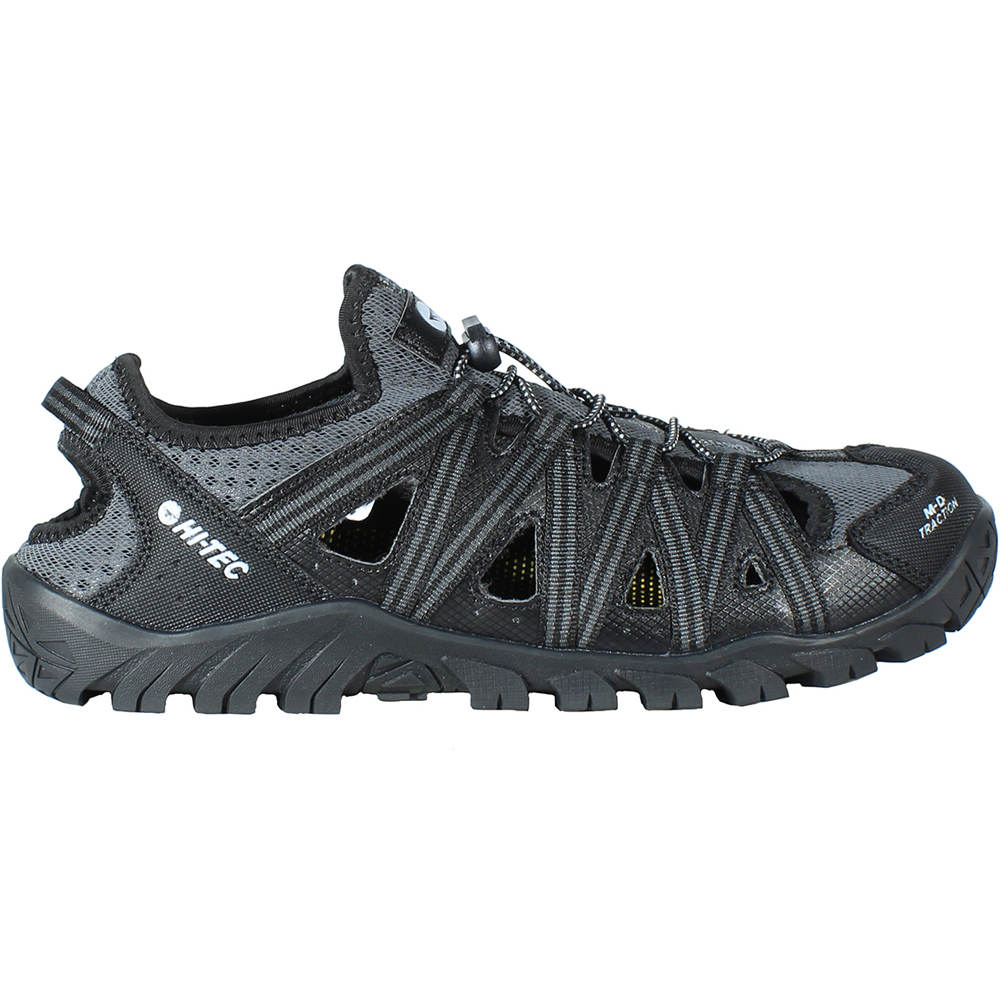 Dugon sandalias trekking hombre Negro (43)