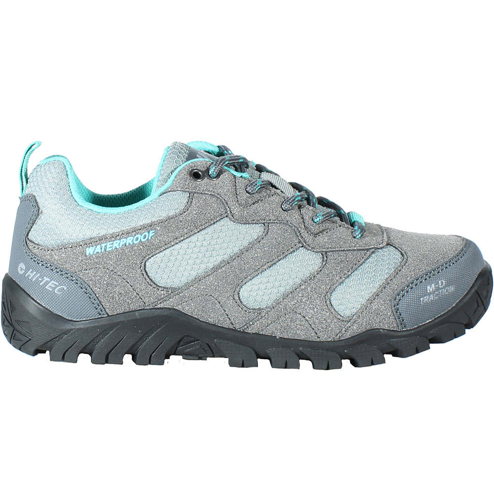 Lynx low waterproof zapatilla trekking mujer Gris (42)