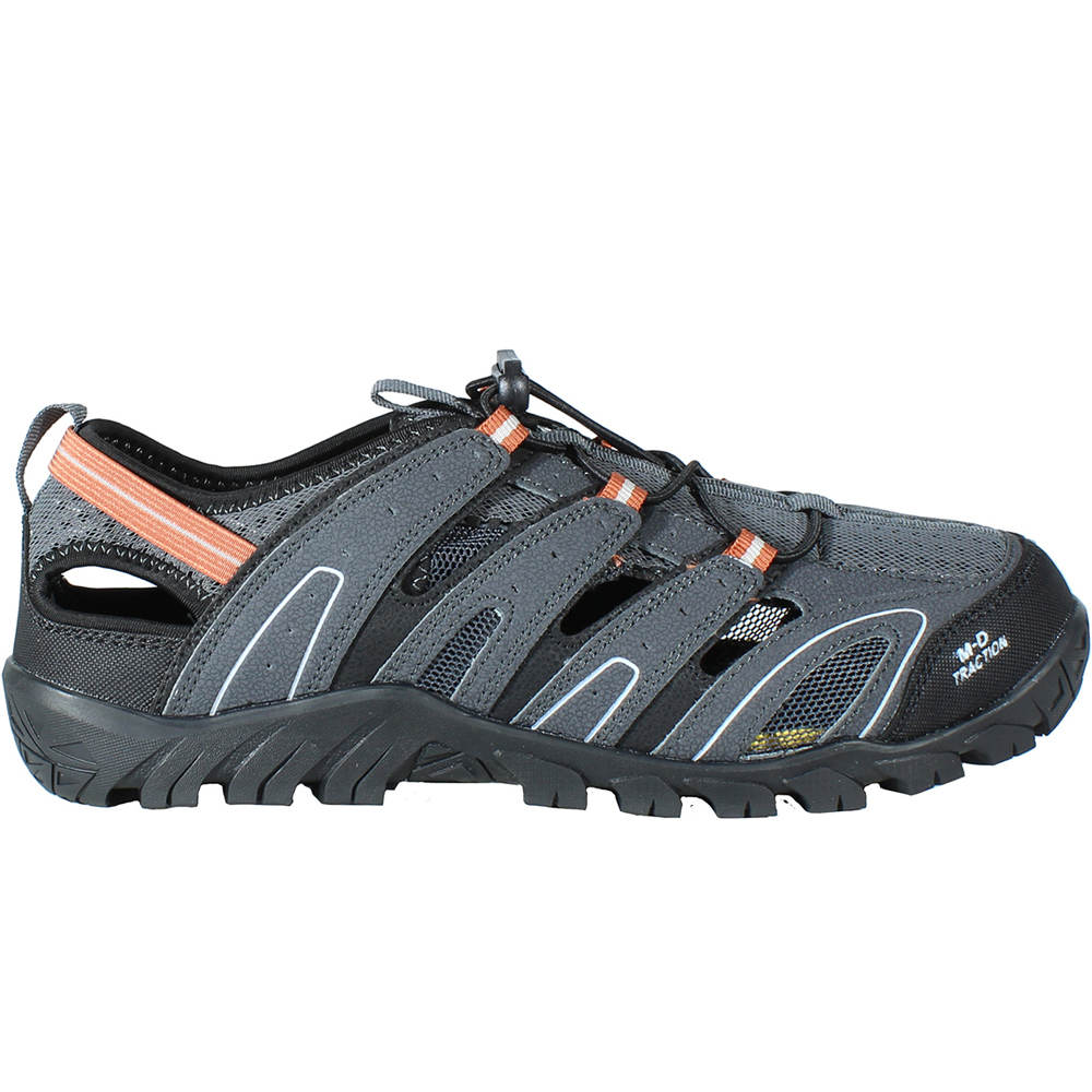Nutria sandalias trekking hombre Gris (40)