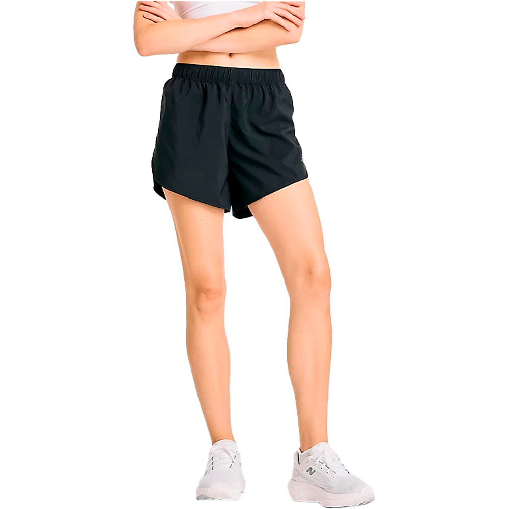 Sport pantalón running mujer Negro (M)