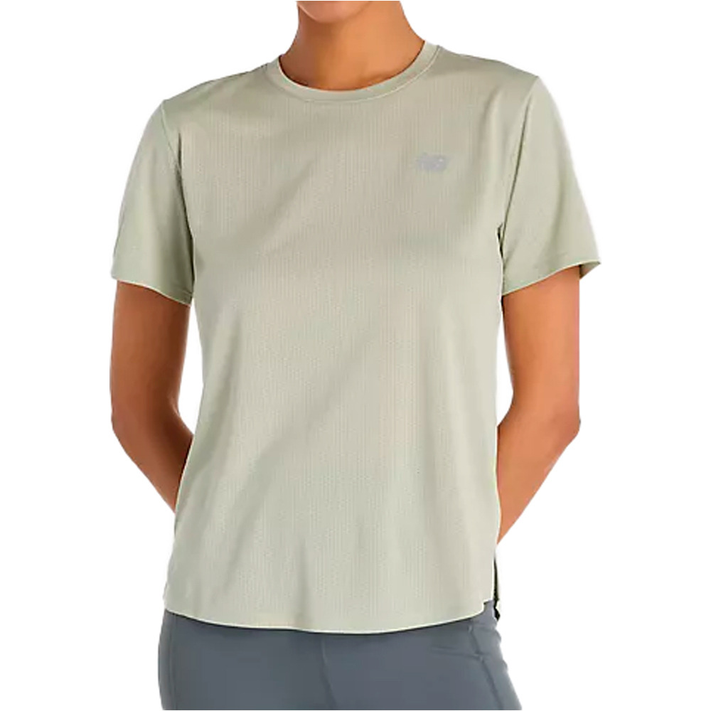 Athletics camiseta entrenamiento manga corta mujer Verde (XS)