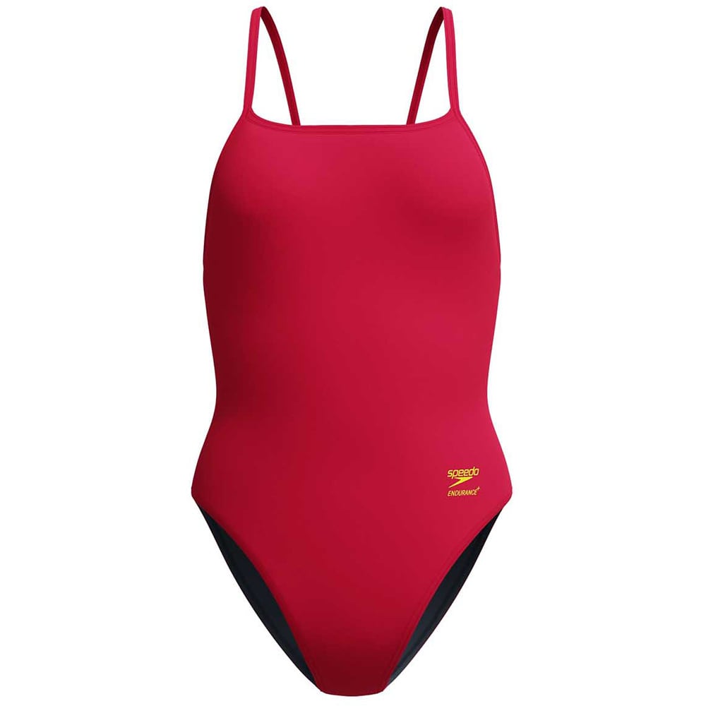 Speedo fl solid web back bañador natación mujer