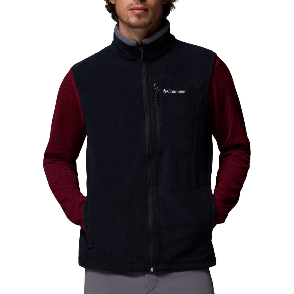 Fast trek chaleco outdoor hombre Negro (XXL)