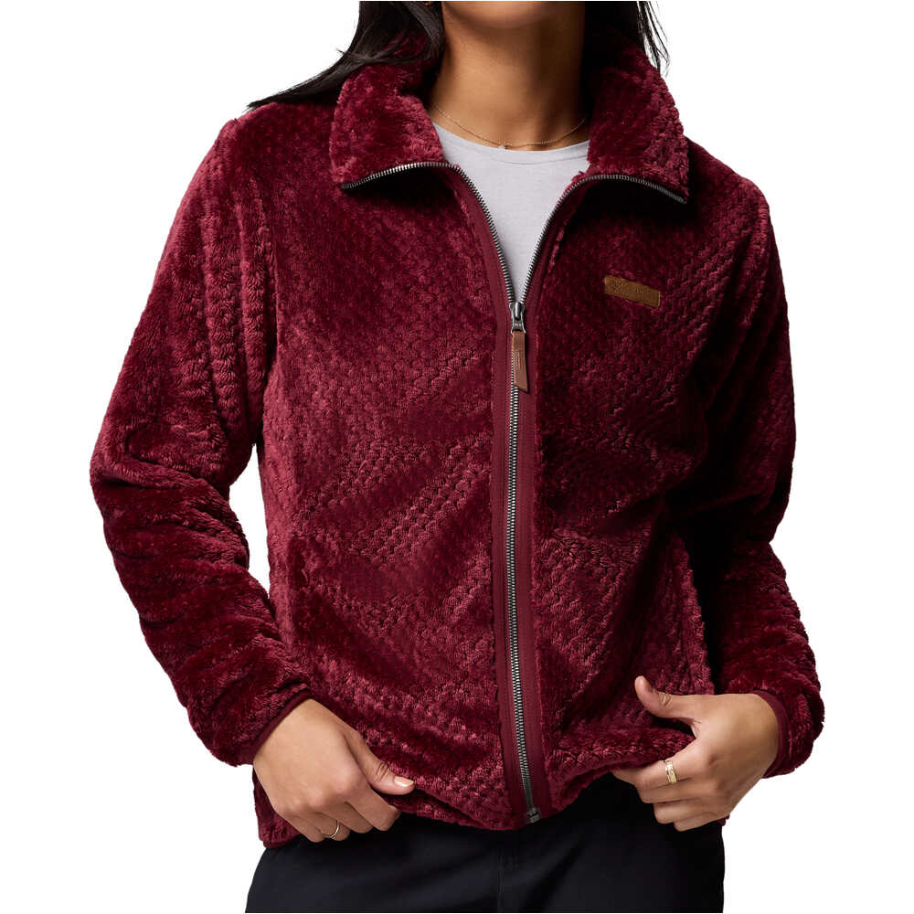 Fire side ii sherpa fz forro polar mujer Rosa (S)