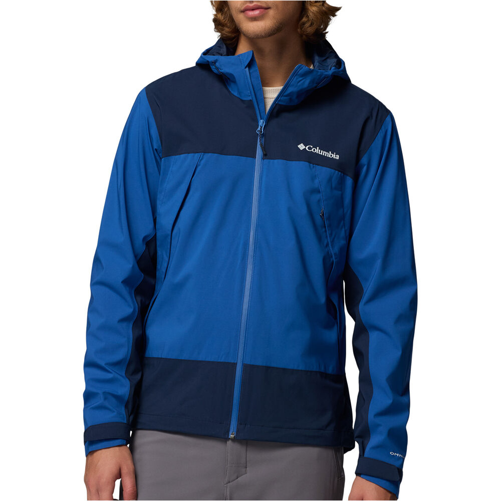 Boulder falls chaqueta impermeable hombre Marino (S)