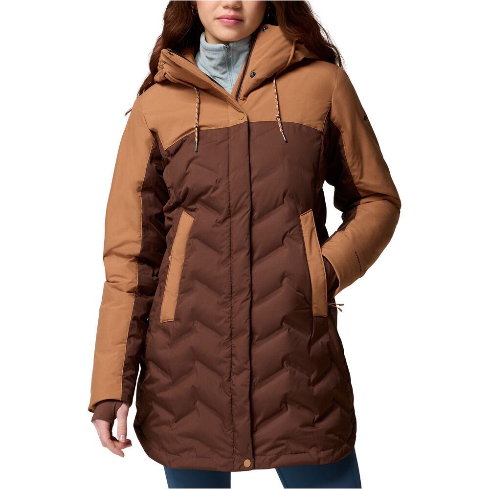 Columbia mountain croo iii mid down chaqueta outdoor mujer