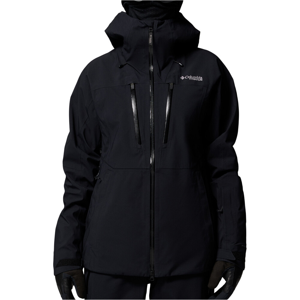Columbia platinum peak ii 3l chaqueta impermeable mujer