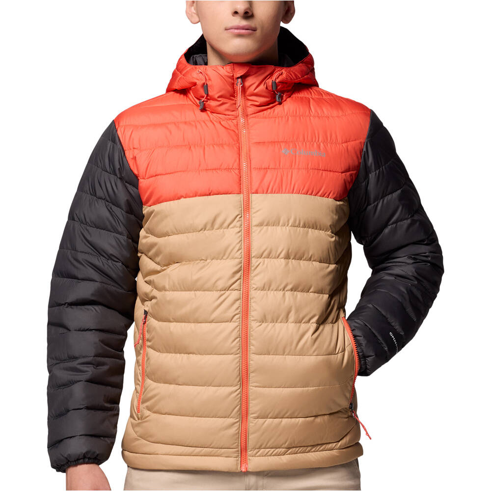Powder lite ii chaqueta outdoor hombre Marron (XXL)