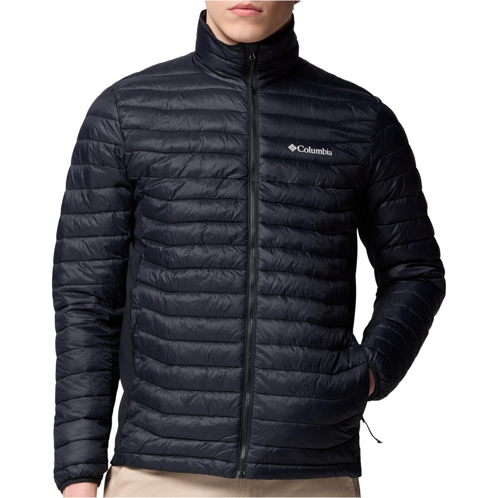 Powder pass chaqueta outdoor hombre Negro (XXL)