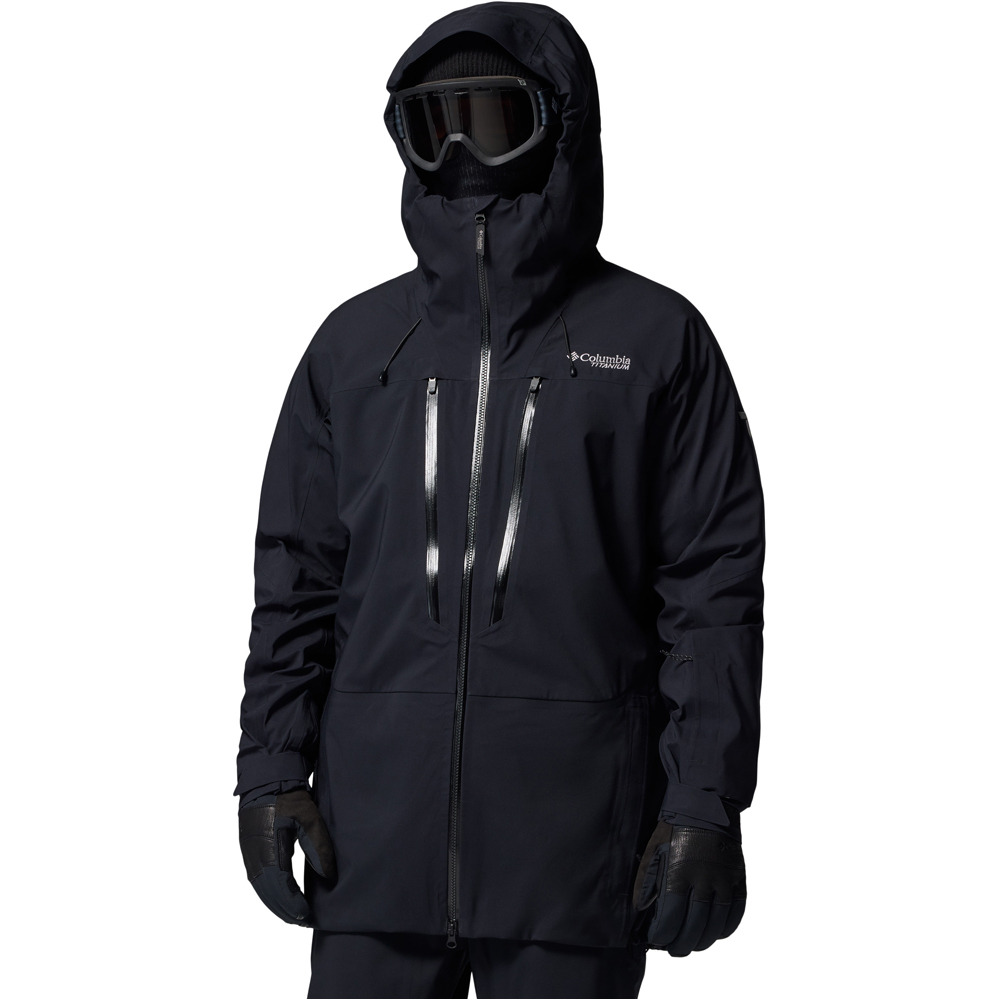 Platinum peak ii 3l chaqueta impermeable hombre Negro (S)