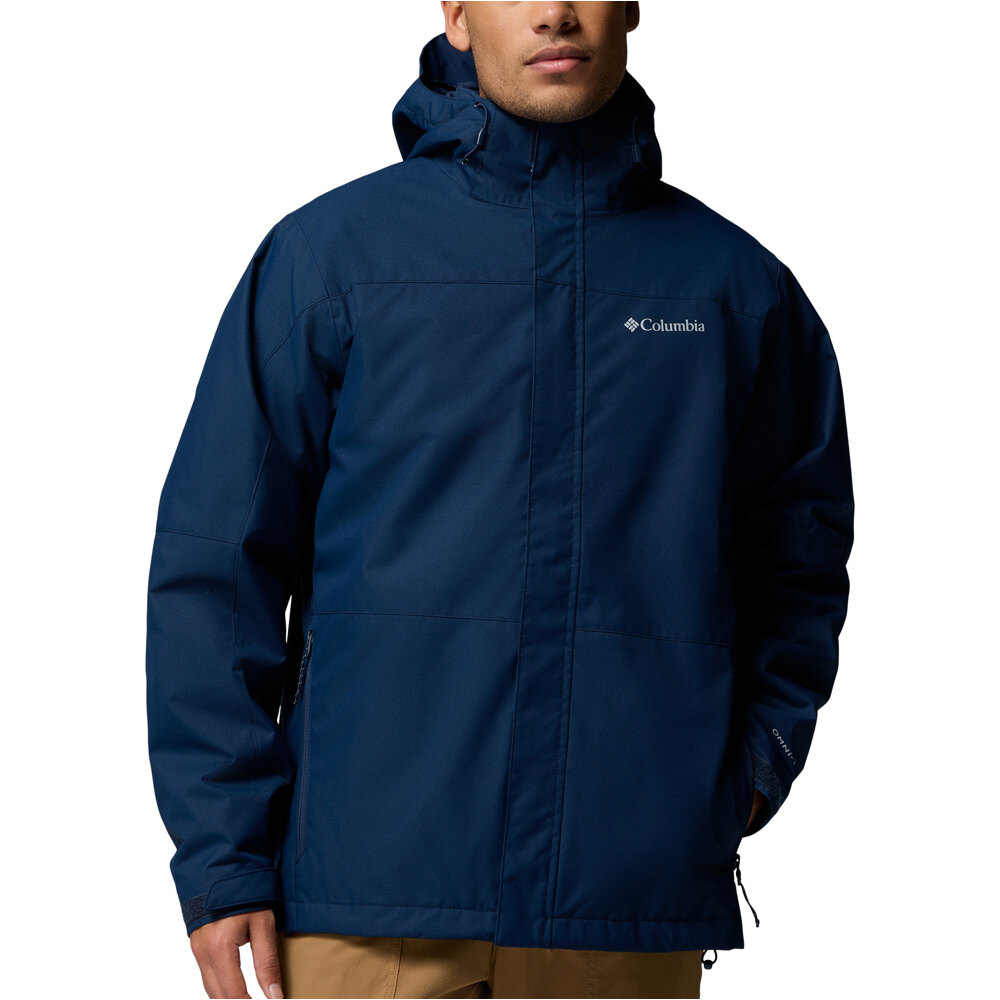 Columbia hikebound ii interchange chaqueta impermeable insulada hombre