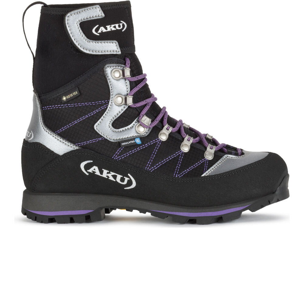 Trekker therm200 gore-tex bota montaña cuero mujer Negro (36)