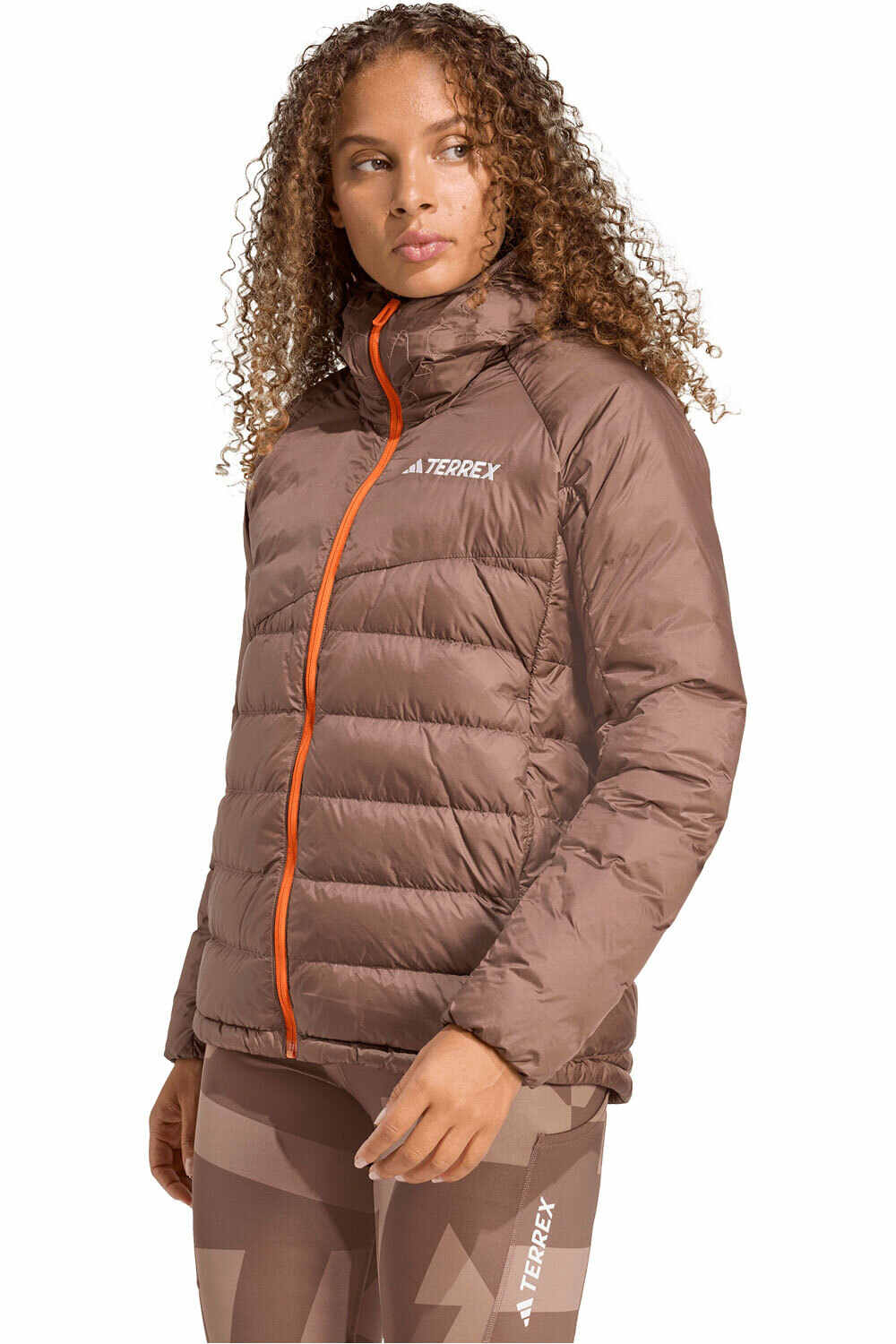Terrex xperior climawarm down chaqueta outdoor mujer Marron (L)