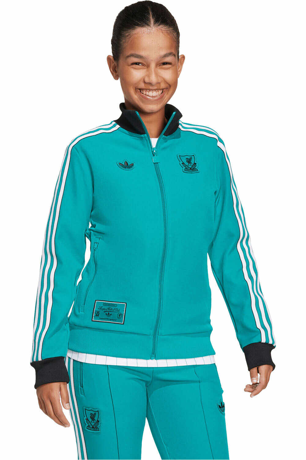 Adidas originals liverpool terrace icons sudadera entrenamiento fútbol niño