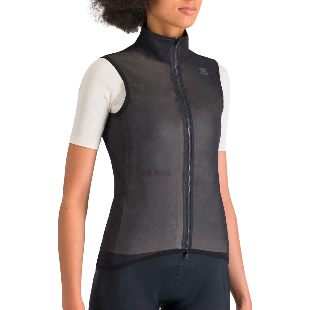 Light air chaleco ciclismo Negro (XXL)