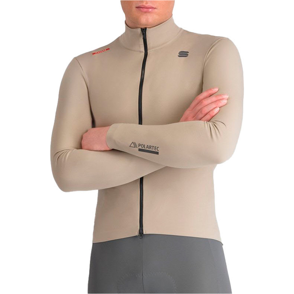 Fiandre shift cortavientos ciclismo hombre Beige (L)