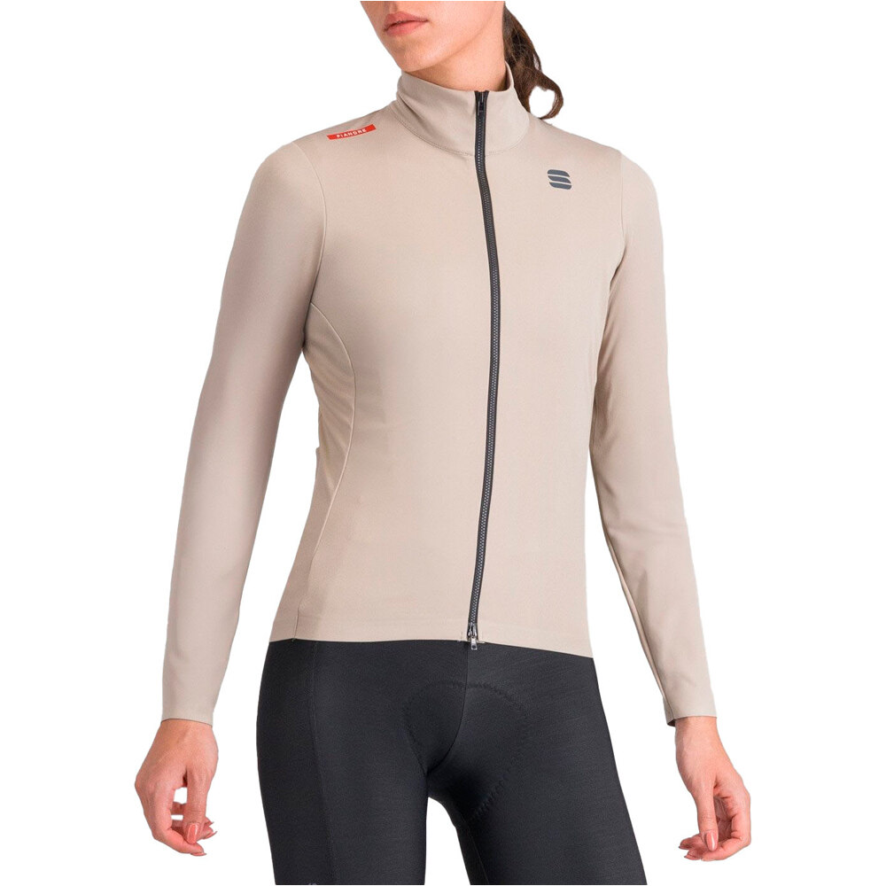 Fiandre shift cortavientos ciclismo mujer Beige (XS)
