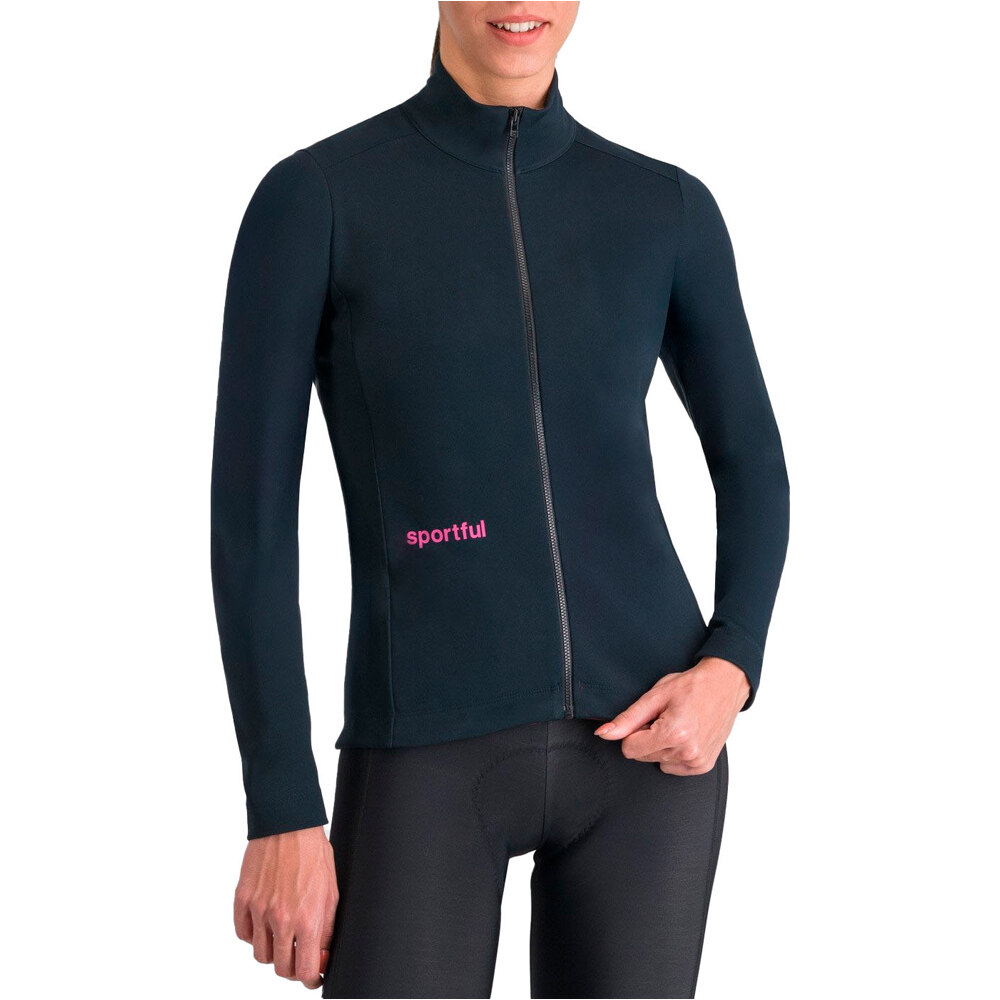 Classic cortavientos ciclismo mujer Negro (XXL)