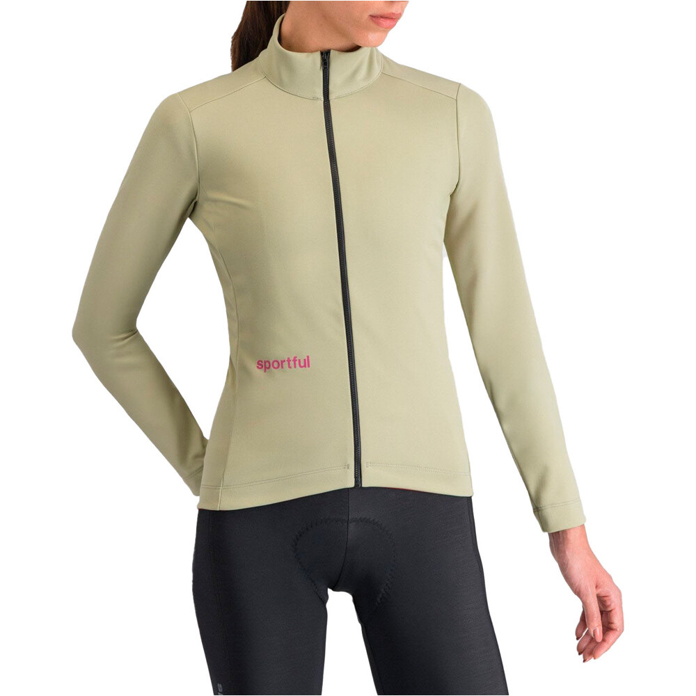 Classic cortavientos ciclismo mujer Verde