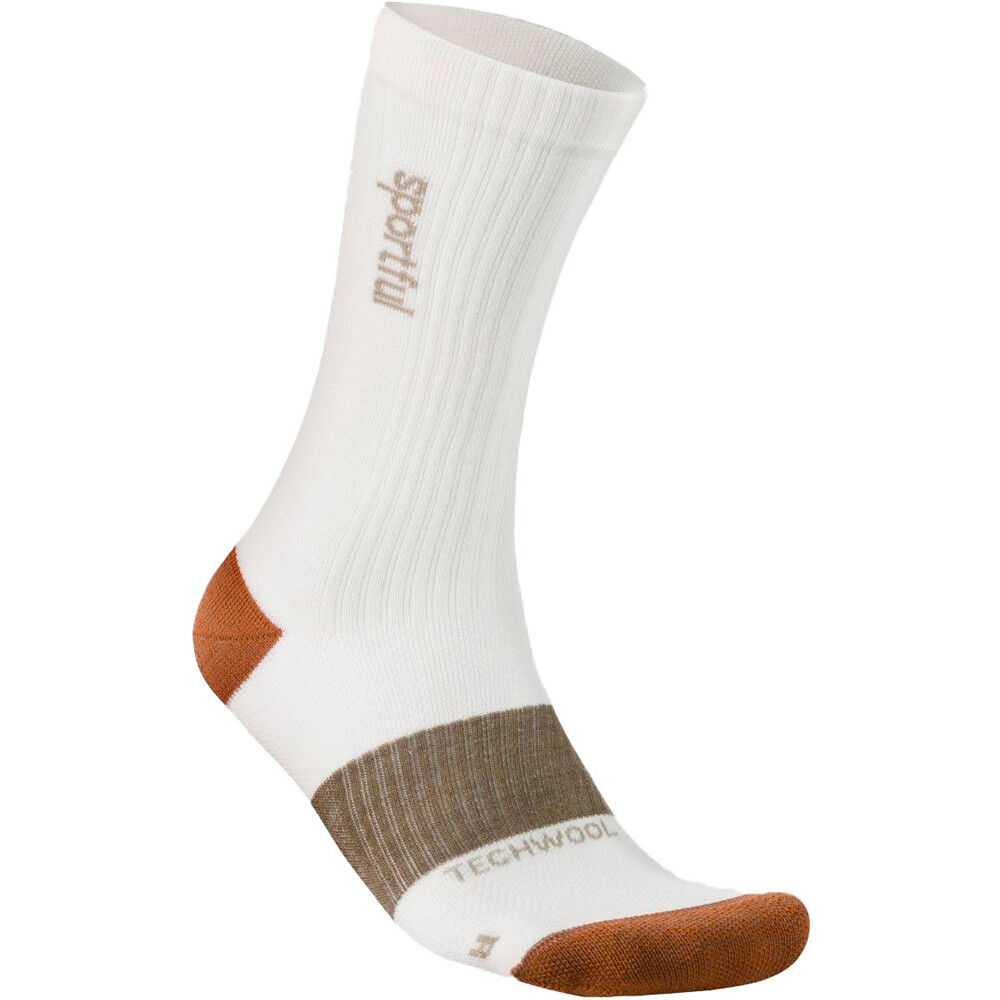 Supergiara winter calcetines ciclismo Blanco (L)