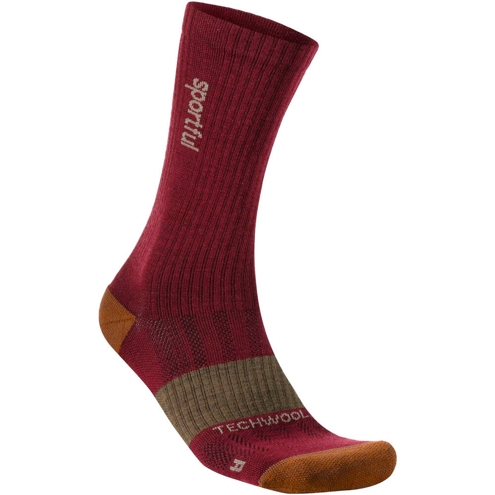 Supergiara winter calcetines ciclismo Granate (M)
