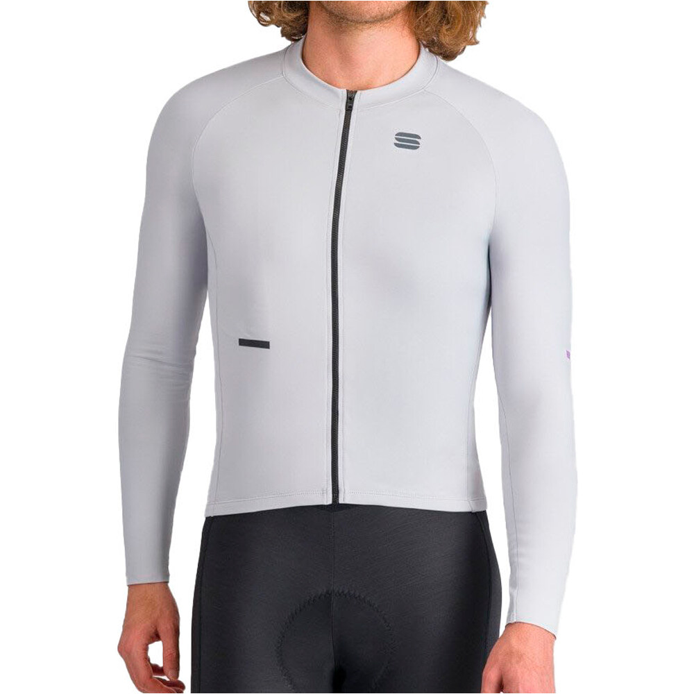 Supernova thermal maillot manga larga hombre Gris (XL)