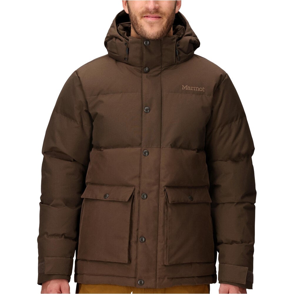 Fordham chaqueta impermeable insulada hombre Marron (XL)