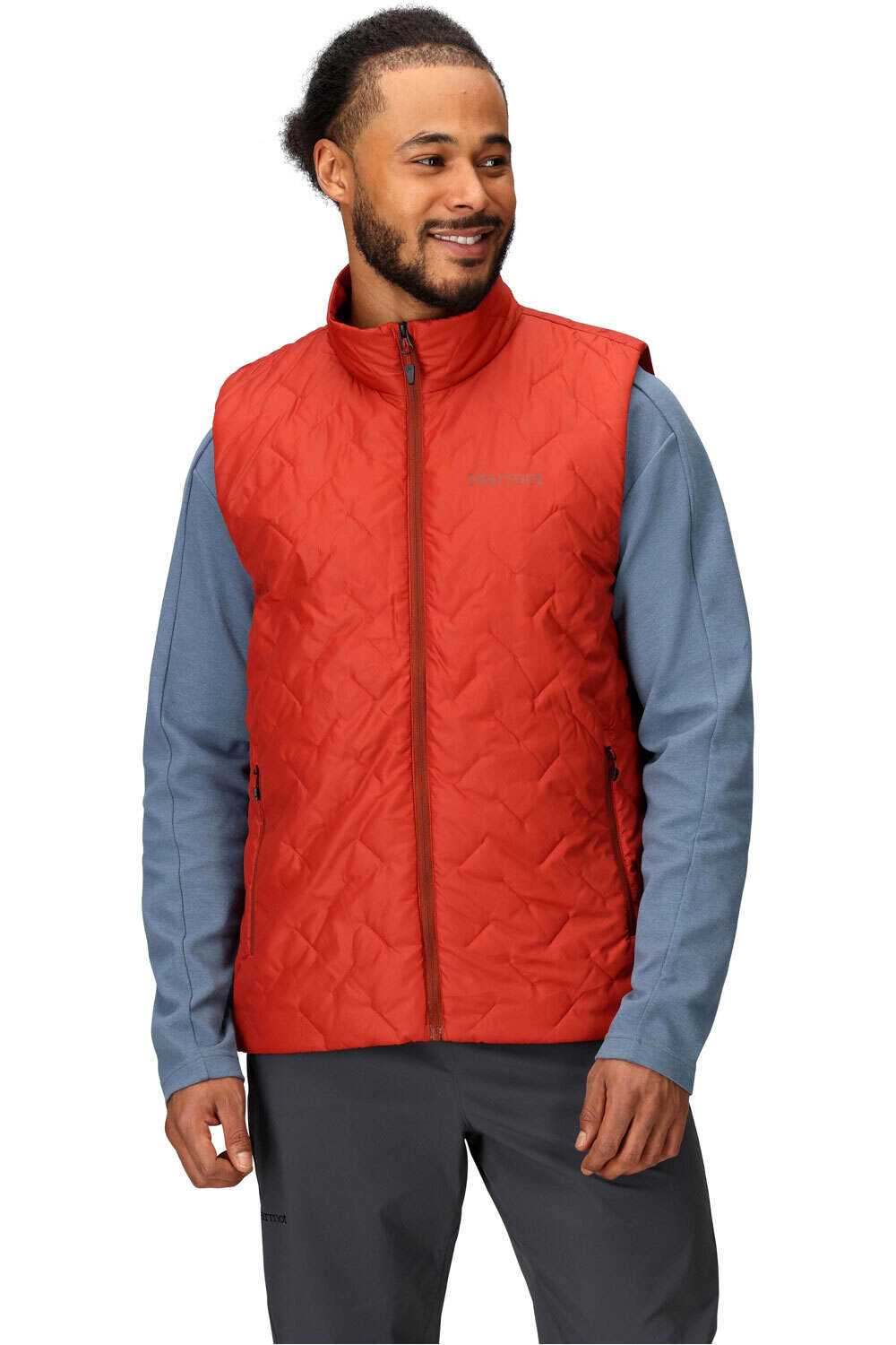 Monoquilt chaleco outdoor hombre Granate (S)