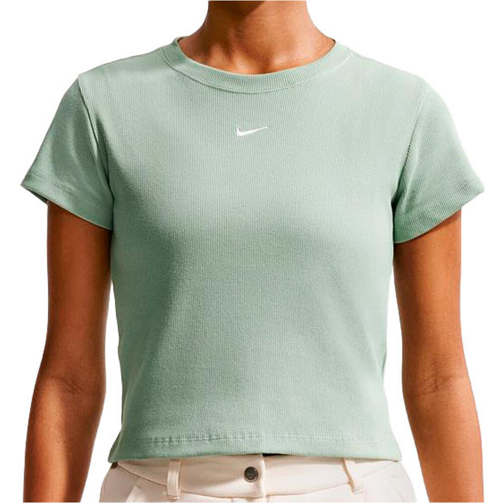 Sportswear camiseta manga corta mujer Verde (M)