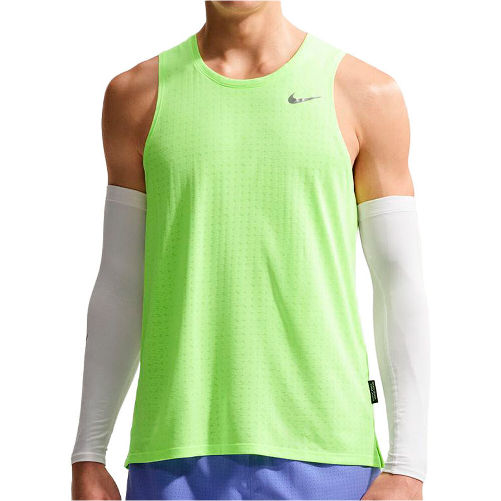 Dri-fit breathe miler camiseta entrenamiento tirantes hombre Amarillo (S)