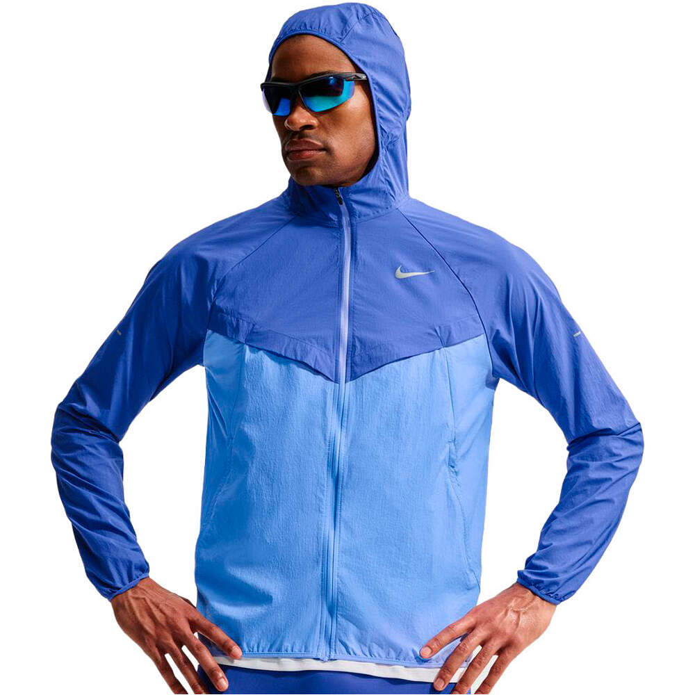 Stride uv repel CHAQUETA RUNNING HOMBRE Azul (L)
