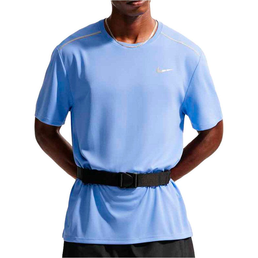 Dri-fit uv miler camiseta técnica manga corta hombre Azul (XL)