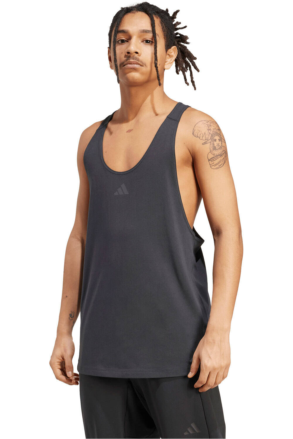 Adidas power stringer camiseta tirantes fitness hombre