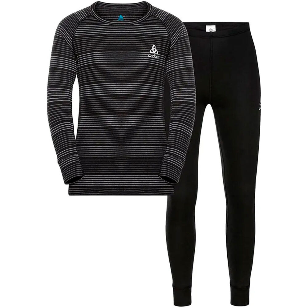 Active warm special set camiseta térmica manga larga hombre Gris (XL)