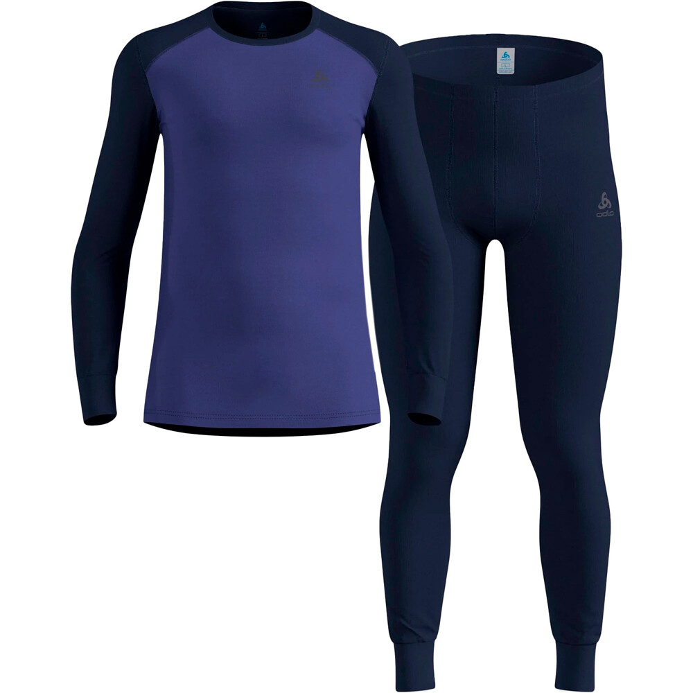 Active warm special set camiseta térmica manga larga hombre Azul (M)