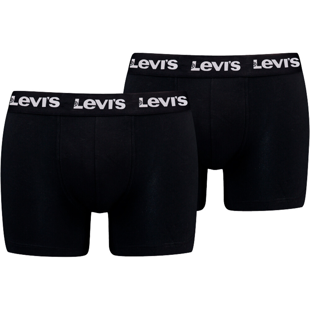 Repeat logo boxer brief 2p boxer Negro (XL)