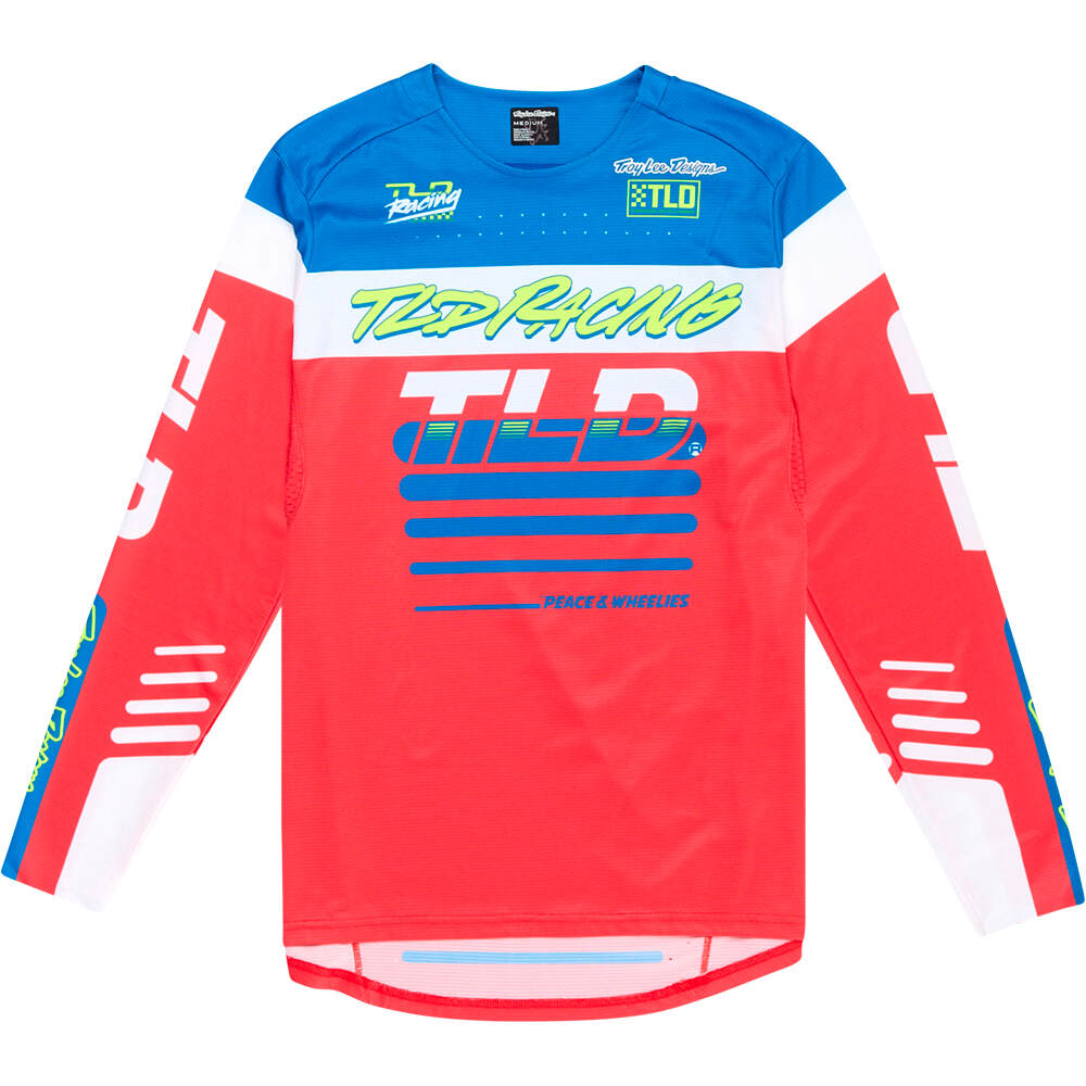 Troy- sprint jersey fifty-50 camiseta ciclismo hombre Rojo