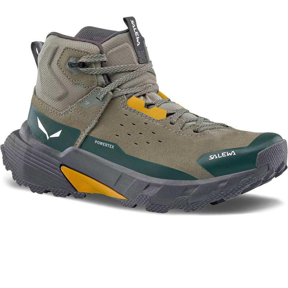 Salewa pedroc 2 leather mid powertex bota trekking hombre