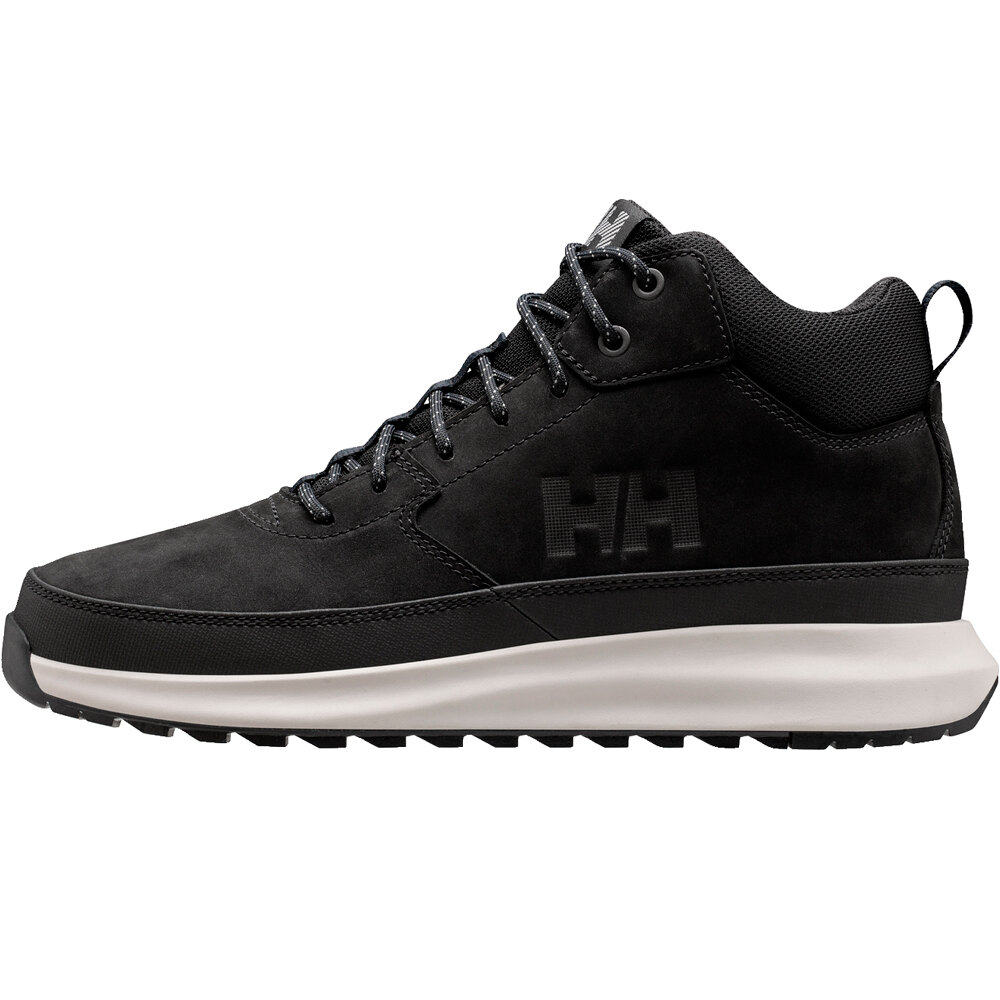 Beckett mid zapatilla moda hombre Negro (44,5)