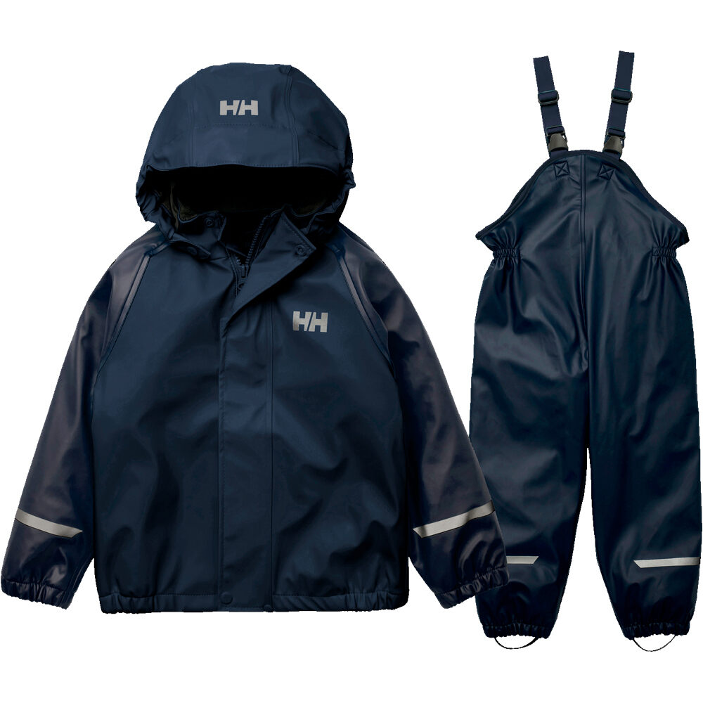 Helly Hansen bergen fleece pu rainset 20 conjunto esquí infantil