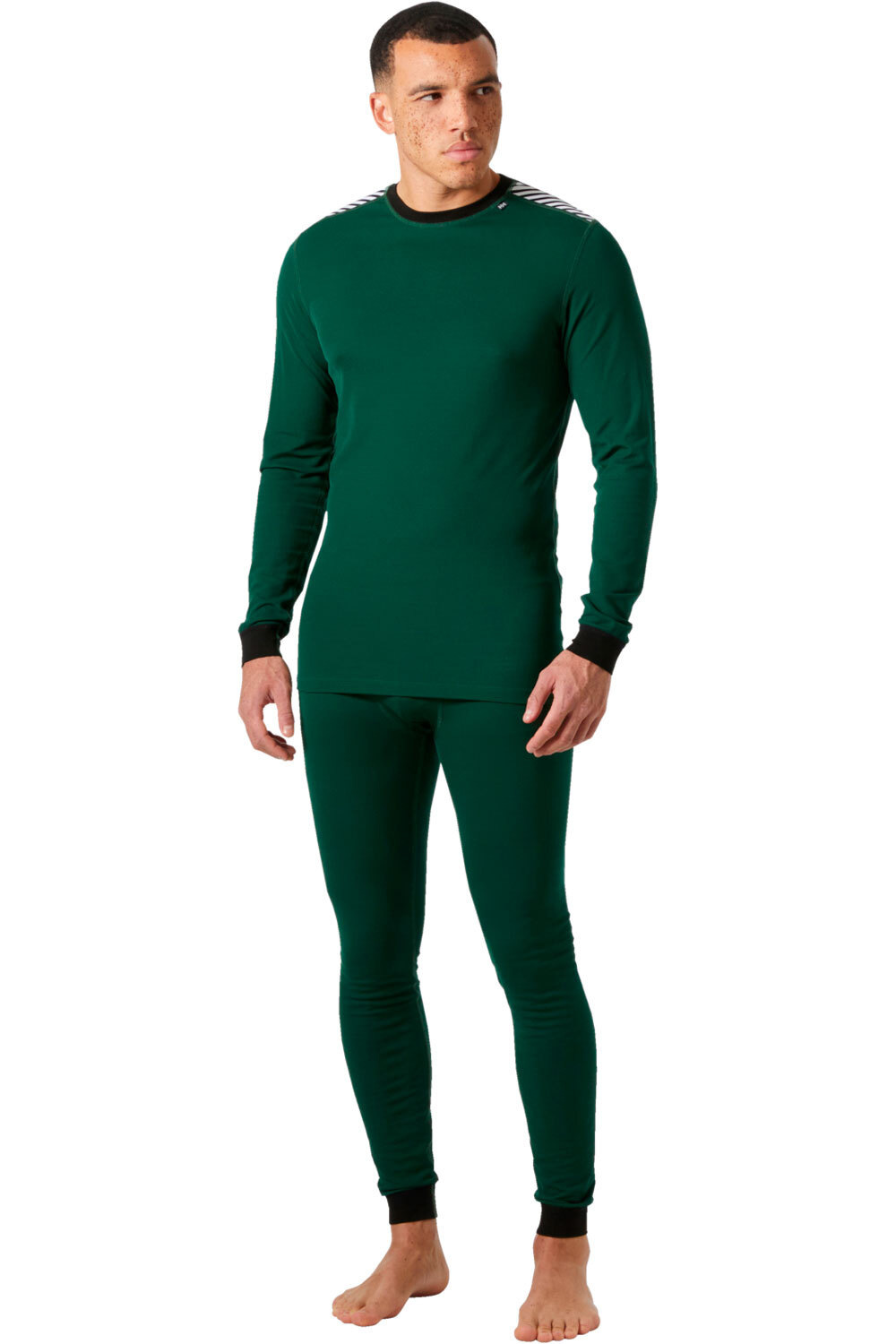 Comfort light camiseta térmica manga larga hombre Verde (L)