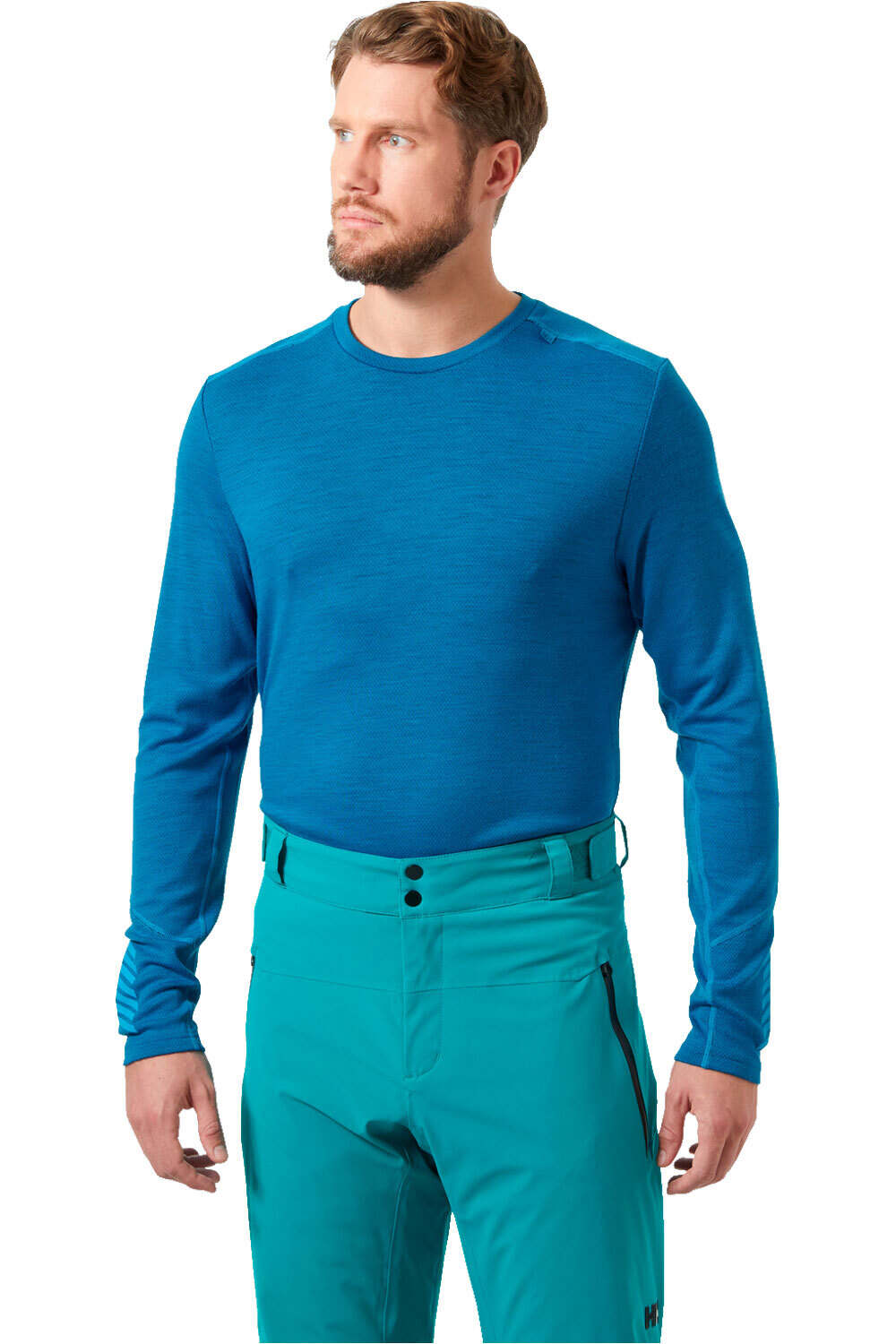 Lifa merino midweight camiseta térmica manga larga hombre Azul (XXL)