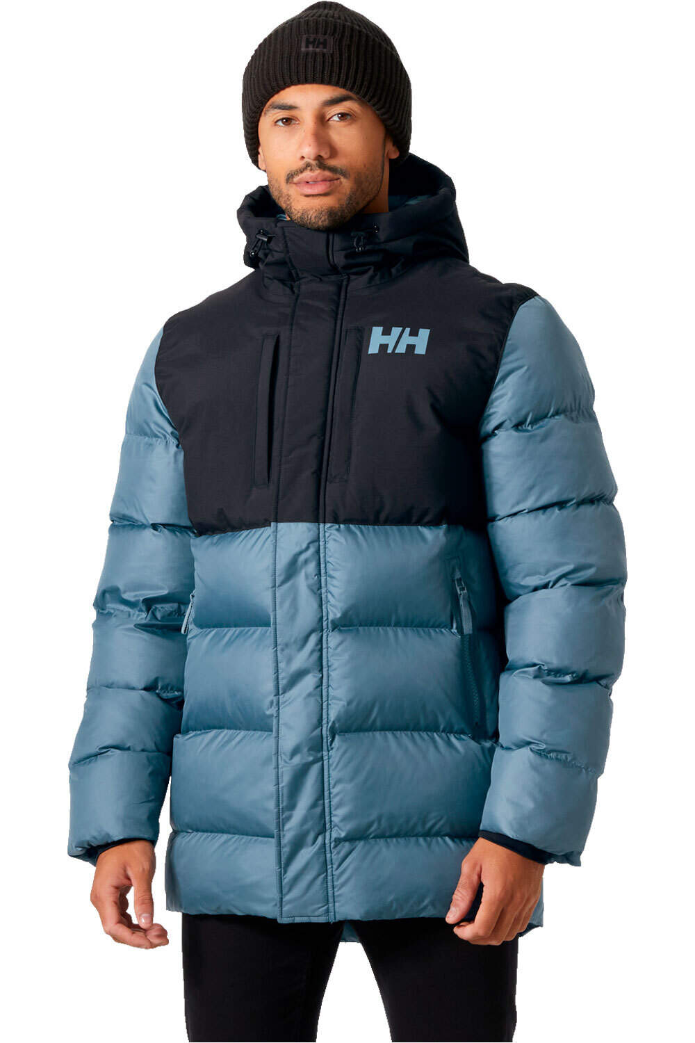 Active puffy long chaqueta outdoor hombre Marino