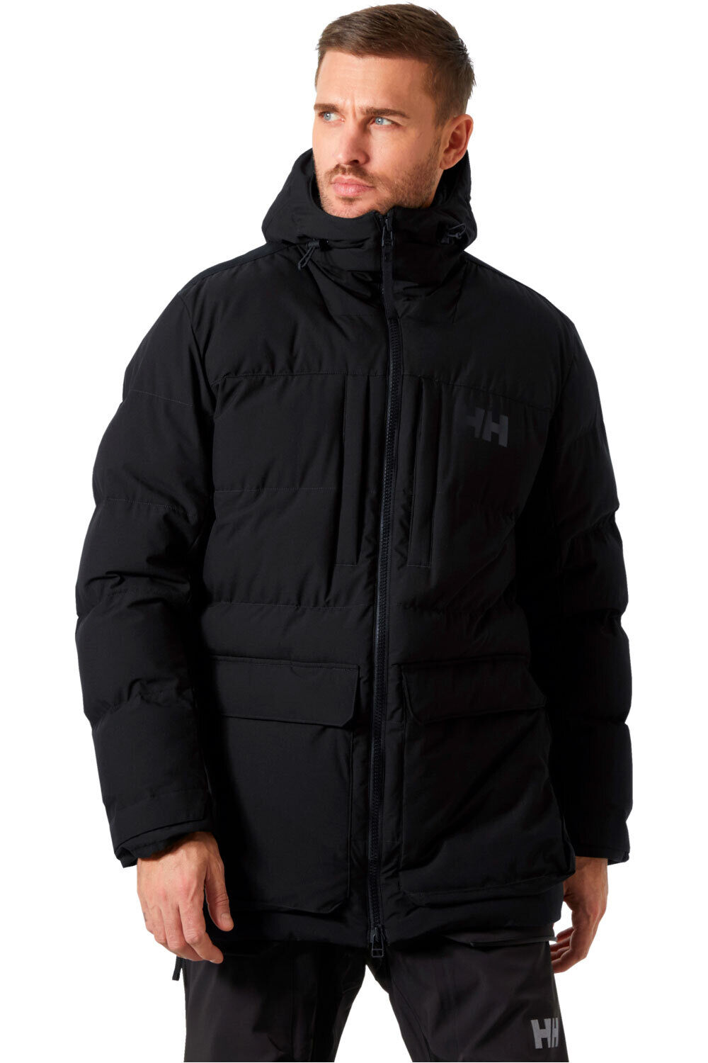 Patrol chaqueta outdoor hombre Negro (XL)