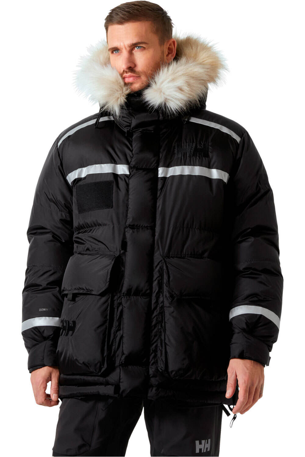 Arctic patrol down chaqueta esquí hombre Negro (XS)