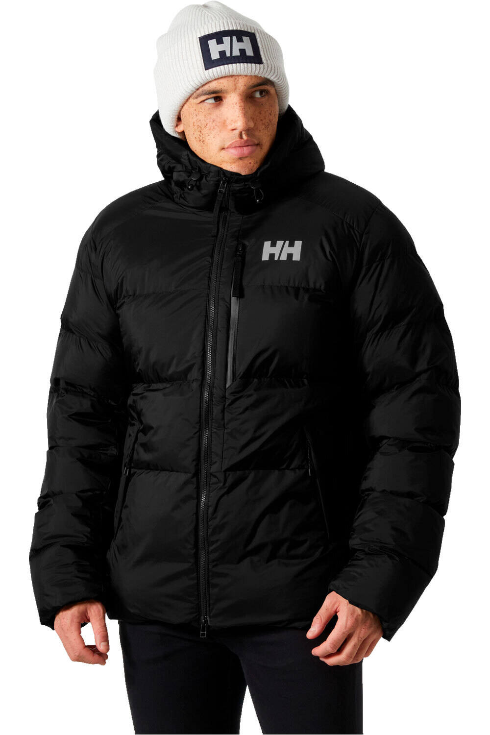 Active winter chaqueta outdoor hombre Negro (S)