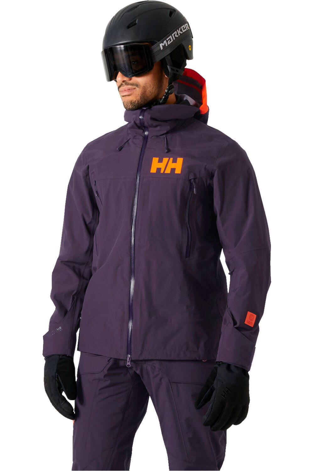 Sogn shell 20 chaqueta esquí hombre Morado (S)