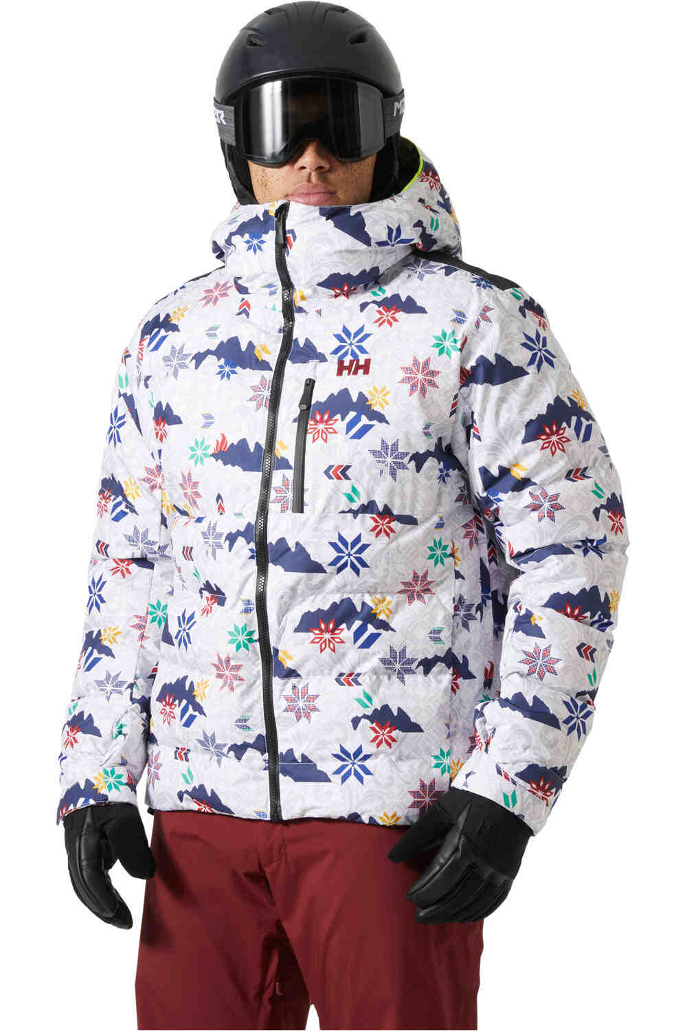 Kvitfjell race puffy chaqueta esquí hombre Blanco (L)