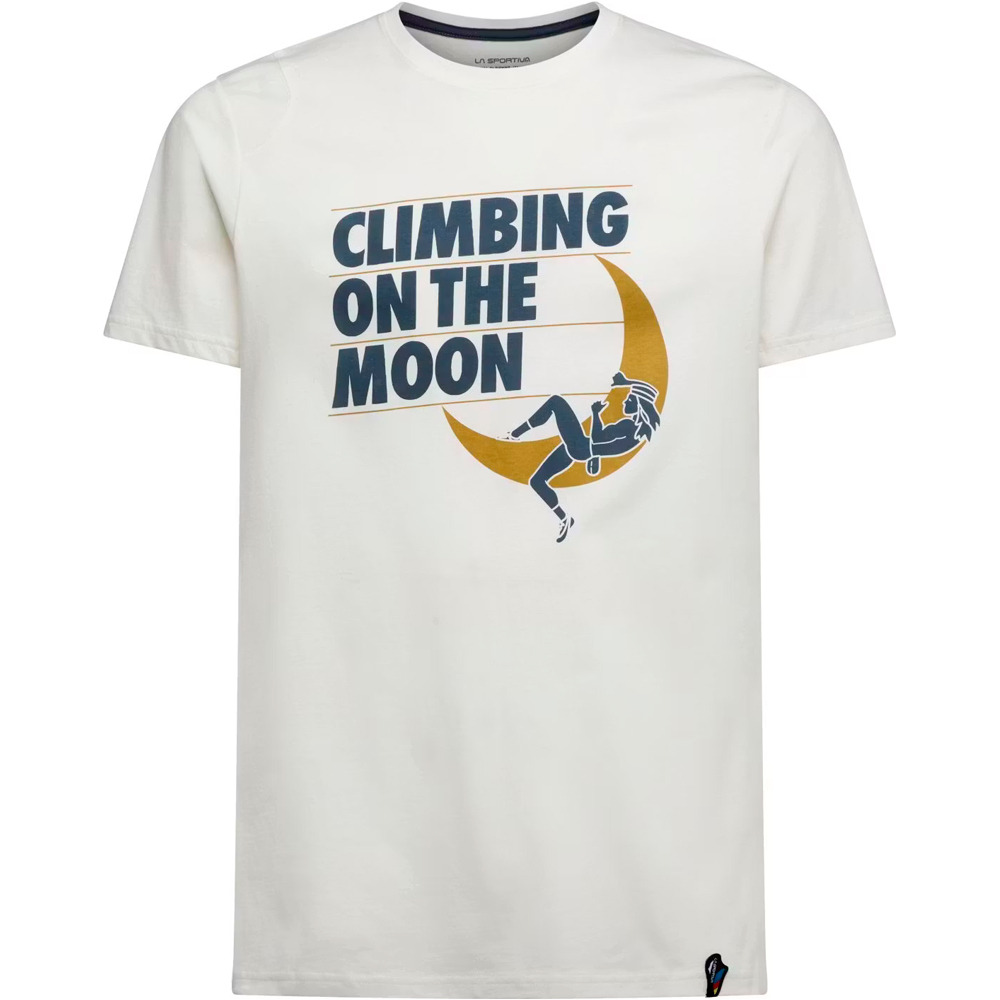 Moon rock camiseta montaña manga corta hombre Gris
