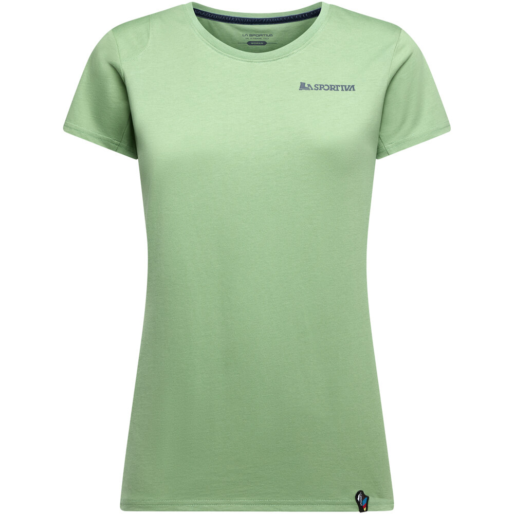 Moon rock camiseta montaña manga corta mujer Verde